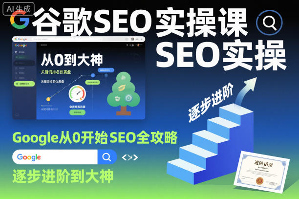 谷歌SEO实操课,Google从0开始SEO全攻略,逐步进阶到大神-快云博客