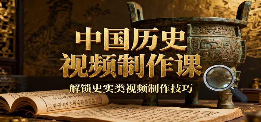 中国历史视频制作课:疆域地图集+参考文案+练习素材,解锁史实类视频制作技巧-快云博客