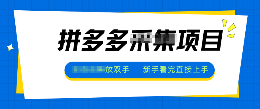 拼多多电商采集,一小时50+,操作简单,零投资-快云博客
