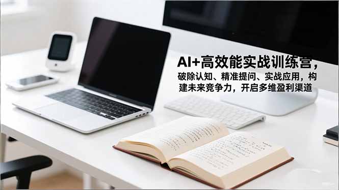 AI+高效能实战训练营，破除认知、精准提问、实战应用，构建未来竞争力，开启多维盈利渠道-快云博客