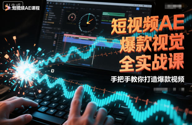 短视频AE爆款视觉全实战课，手把手教你打造爆款视频-快云博客