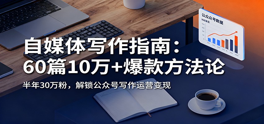 自媒体写作指南：60篇10万+爆款方法论，半年30万粉，解锁公众号写作运营变现-快云博客