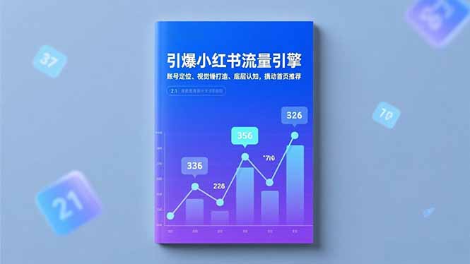 引爆小红书流量引擎,账号定位、视觉锤打造、底层认知,撬动首页推荐-快云博客