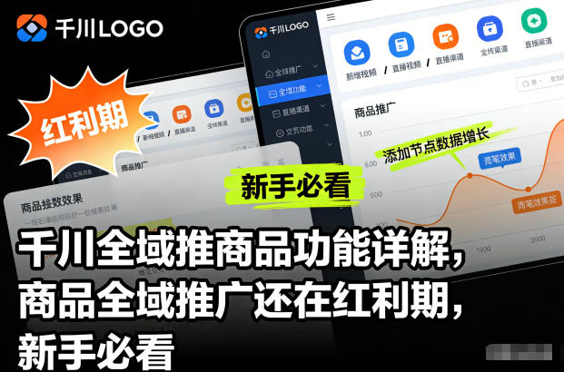 千川全域推商品功能详解，商品全域推广还在红利期，新手必看 &ndash; 快云博客-快云博客