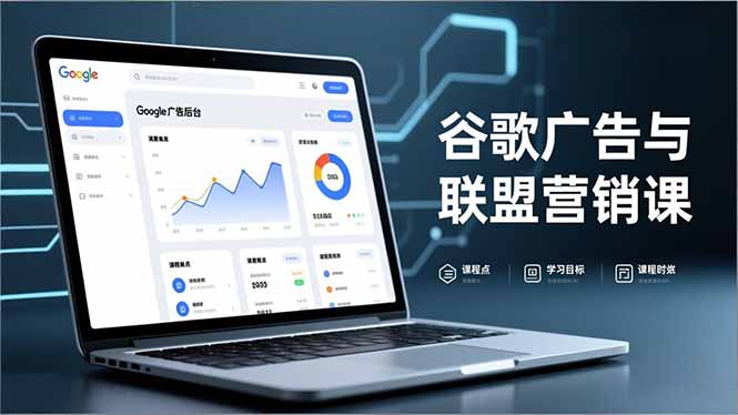 谷歌广告与联盟营销课，防关联注册、退款指南、流量追踪，全链路实战，月收益达5000美元+-快云博客