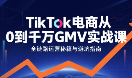 三千老师·TikTok电商从0到千万GMV实战课(更新)-快云博客