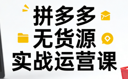 子枫老师·拼多多无货源实战运营课(更新12月)-快云博客