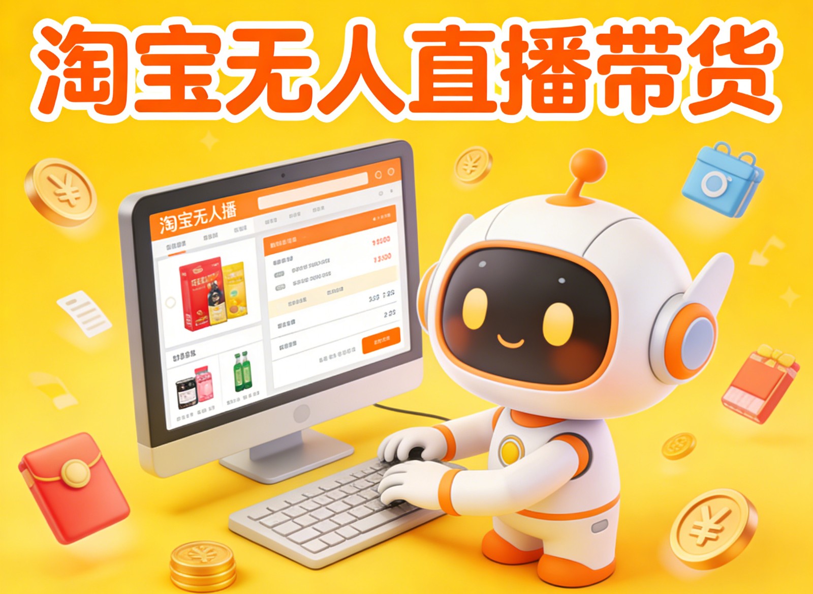 淘宝无人直播带货，24小时自动卖货，月佣金1W+，不违规不封号，不用露脸-快云博客