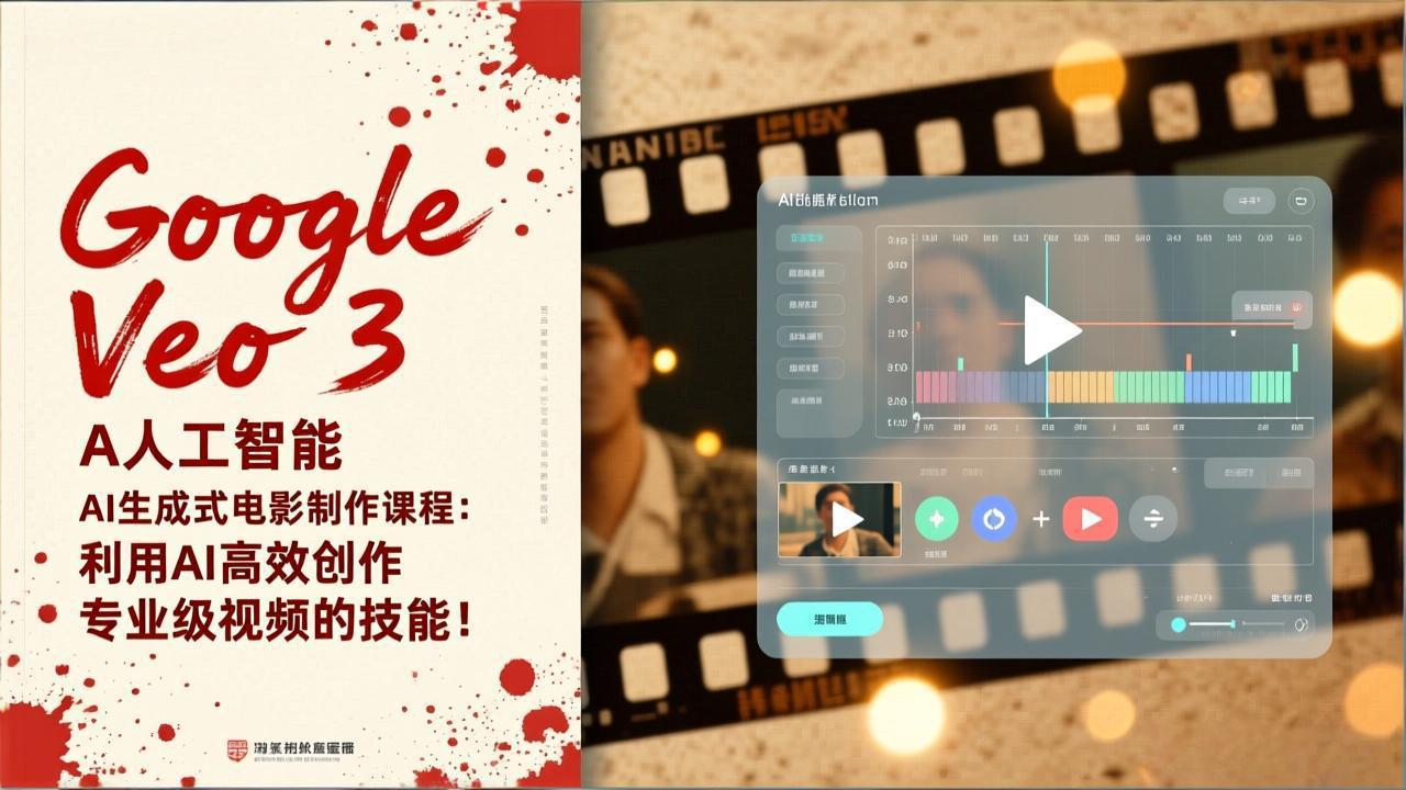Google Veo 3人工智能AI生成式电影制作课程：利用AI高效创作专业级视频的技能！-快云博客