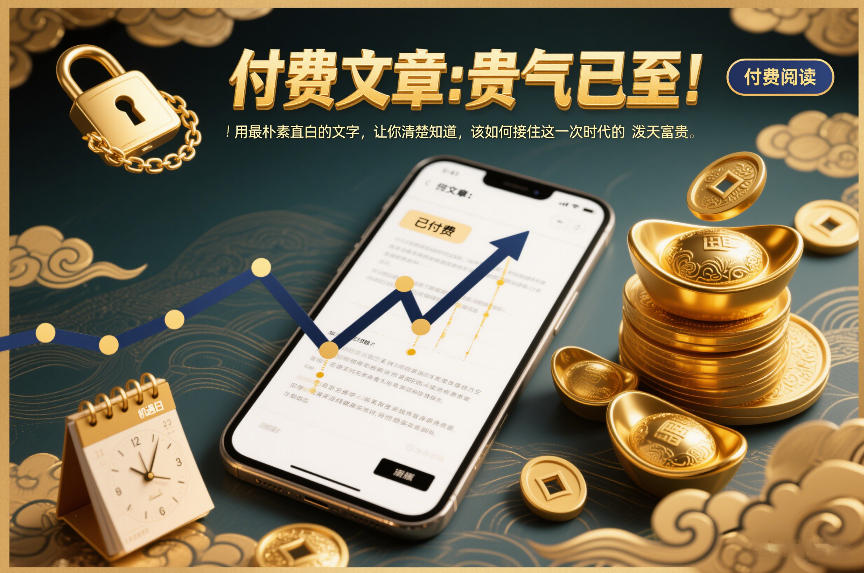 付费文章：贵气已至！用最朴素直白的文字，让你清楚知道，该如何接住这一次时代的泼天富贵 &ndash; 快云博客-快云博客