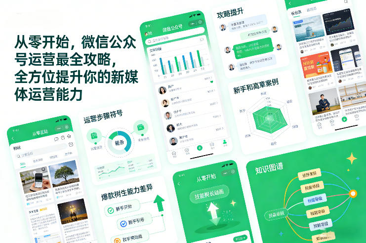 从零开始，微信公众号运营最全攻略，全方位提升你的新媒体运营能力-快云博客
