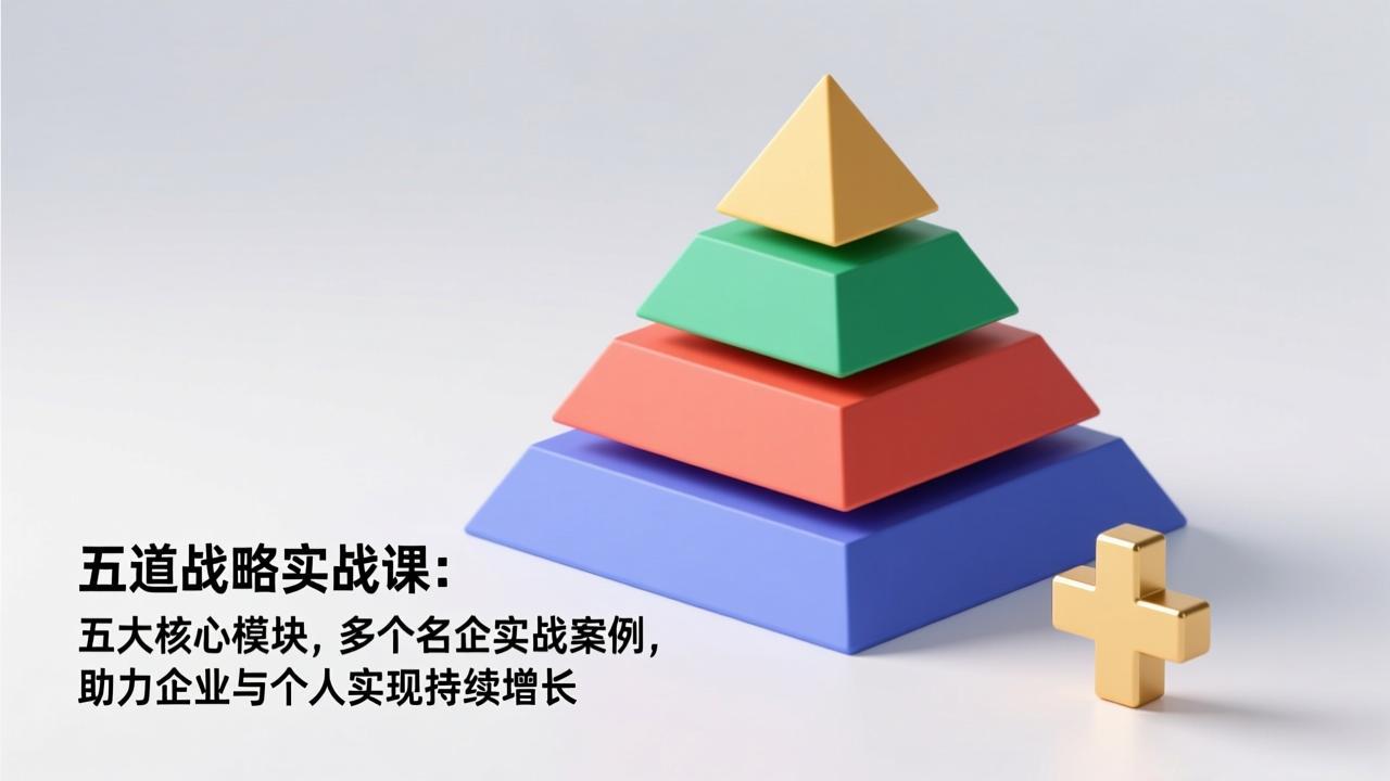 五道战略实战课：五大核心模块，多个名企实战案例，助力企业与个人实现持续增长-快云博客